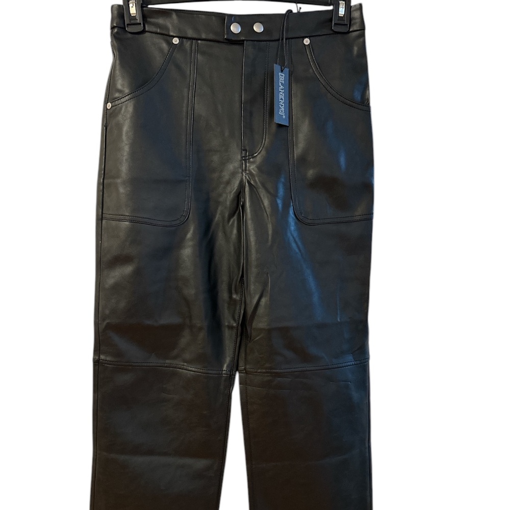 NWT Blank NYC Baxter Faux Leather Ribcage Pant